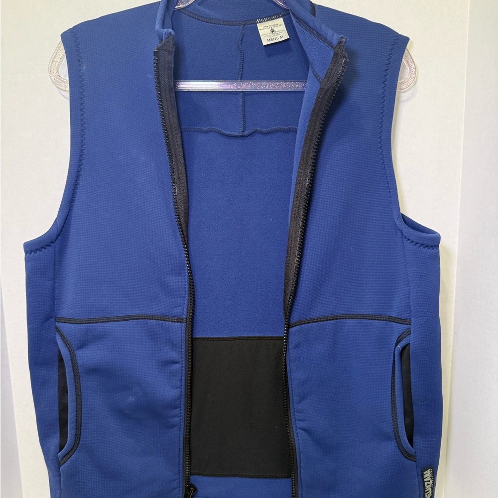 Melanzana Men's Blue Vest M ULTRA RARE and USA made